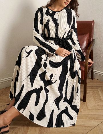Rochie lunga SHEIN CURVE, crem