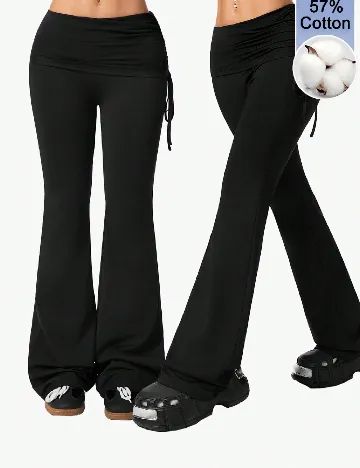Pantaloni SHEIN, negru