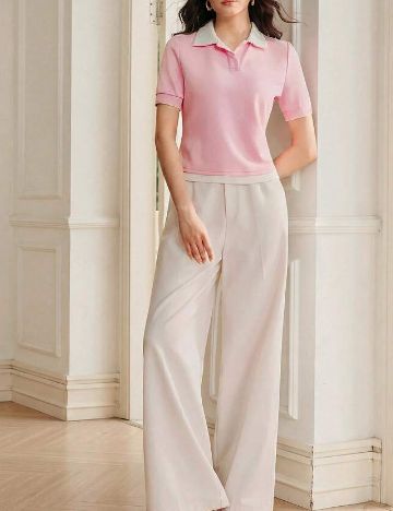 Tricou Anewsta, roz