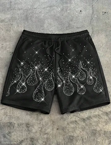 Pantaloni scurti SHEIN, negru