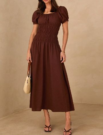 Rochie medie SHEIN, maro