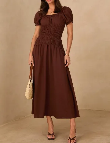Rochie medie SHEIN, maro