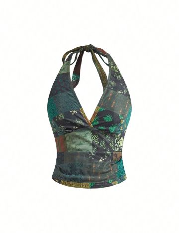 Top Romwe, verde