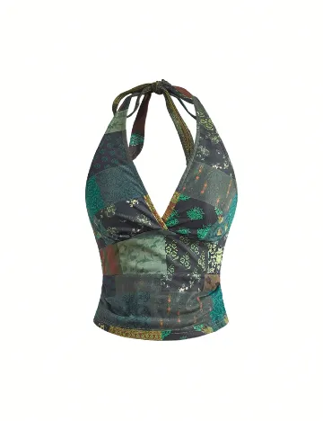 Top Romwe, verde