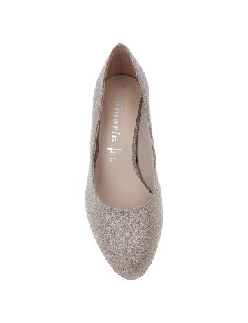 Pantofi Tamaris, crem