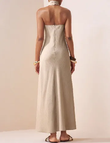 Rochie lunga SHEIN, crem