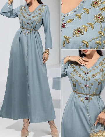 Rochie lunga SHEIN, albastru