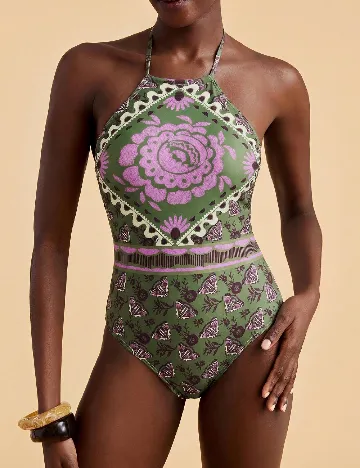 Costum de baie SHEIN, mix culori