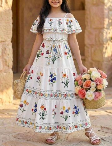 Rochie Shein Kids, mix culori