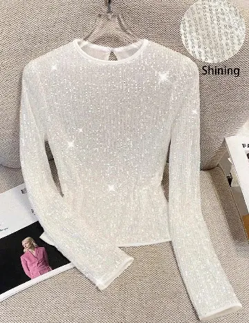 Bluza SHEIN, alb