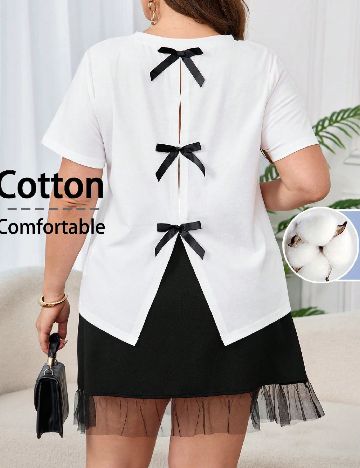 Tricou SHEIN CURVE, alb