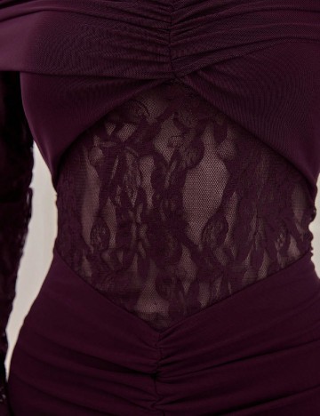 Rochie lunga SHEIN, pruna