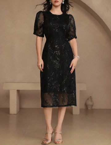 Rochie medie SHEIN, negru