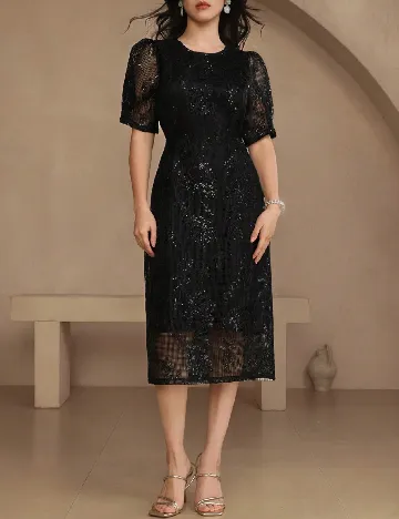 Rochie medie SHEIN, negru