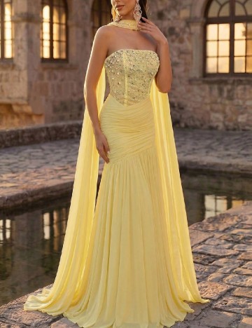 Rochie lunga SHEIN, galben