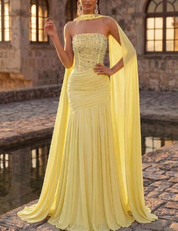 Rochie lunga SHEIN, galben