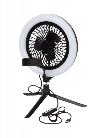 LAMPĂ LED RGB CU VENTILATOR ACTION, negru