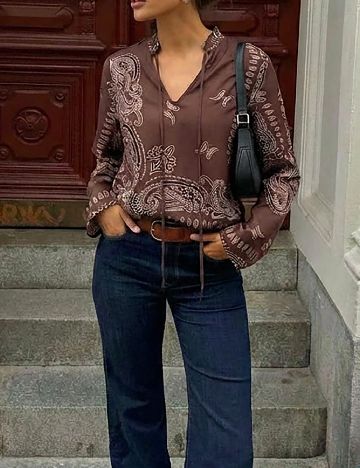 Bluza SHEIN, maro