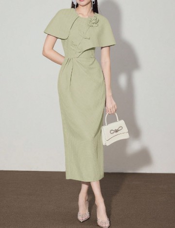 Rochie medie SHEIN, verde