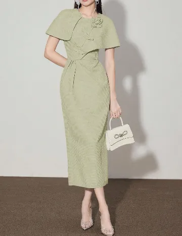 Rochie medie SHEIN, verde