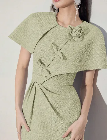 Rochie medie SHEIN, verde