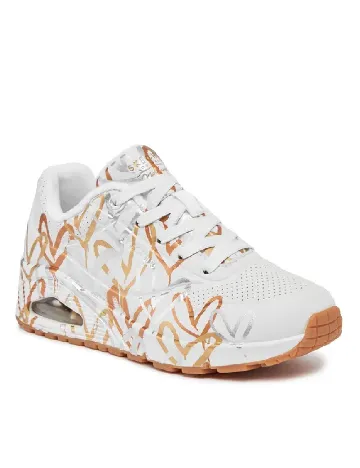 Adidasi SKECHERS, alb