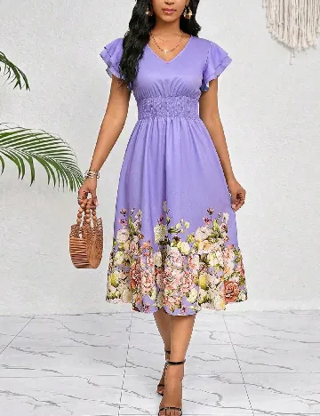 Rochie medie SHEIN, mov