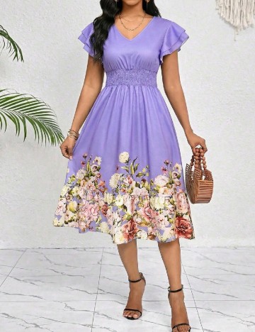Rochie medie SHEIN, mov
