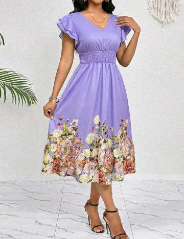 Rochie medie SHEIN, mov