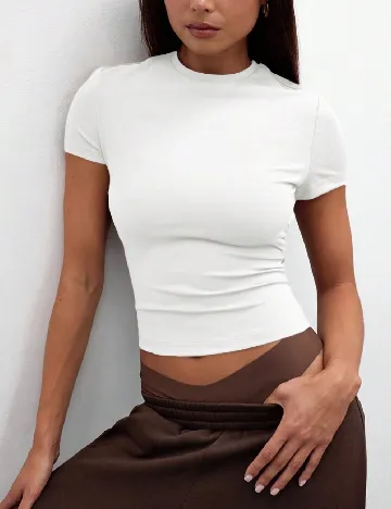 Tricou Musera, alb