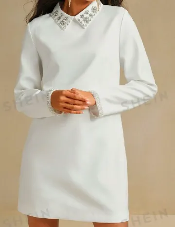 Rochie scurta Anewsta, alb