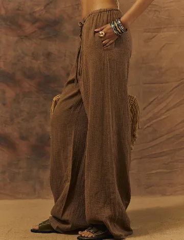 Pantaloni Musera, maro