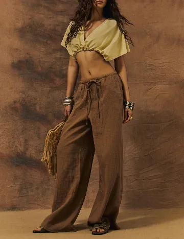Pantaloni Musera, maro