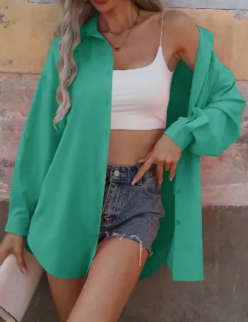 Camasa SHEIN, verde
