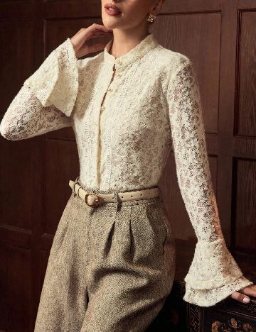 Bluza MOTF, ecru