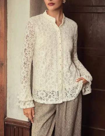 Bluza MOTF, ecru