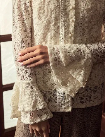Bluza MOTF, ecru