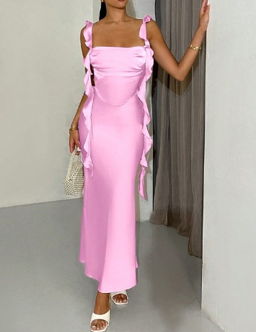 Rochie lunga SHEIN, roz