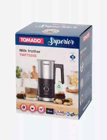 Aparat de spumat lapte TOMADO, negru