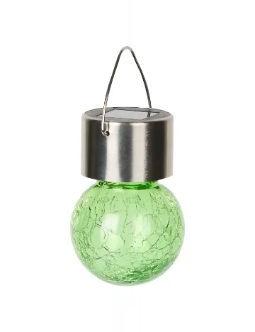 Lampă solară suspendată SOLAR, verde
