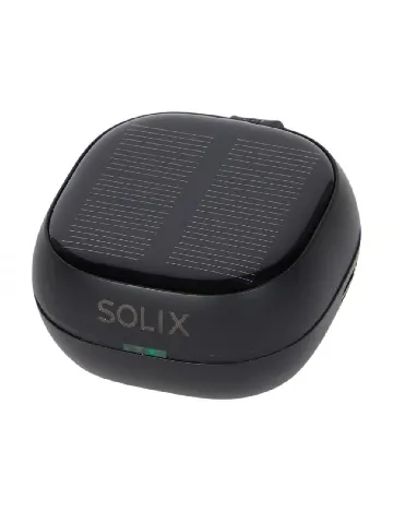Căști in-ear fără fir solare Solix, negru