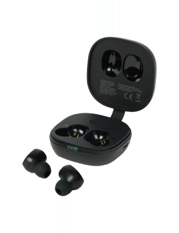 Căști in-ear fără fir solare Solix, negru