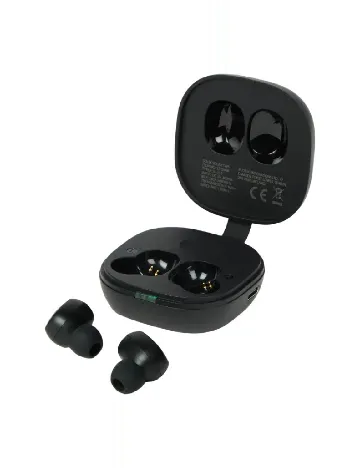 Căști in-ear fără fir solare Solix, negru