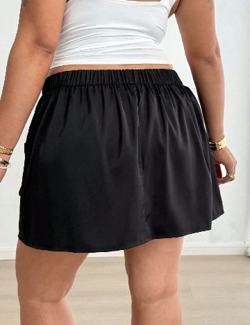 Fusta SHEIN CURVE, negru