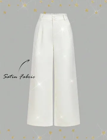 Pantaloni SHEIN, ecru