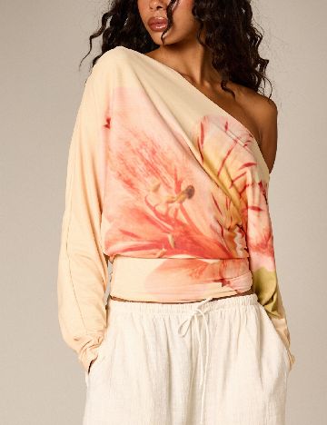 Bluza AiiRZ, crem