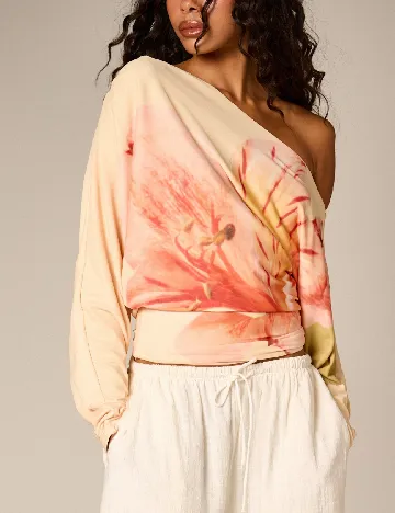 Bluza AiiRZ, crem