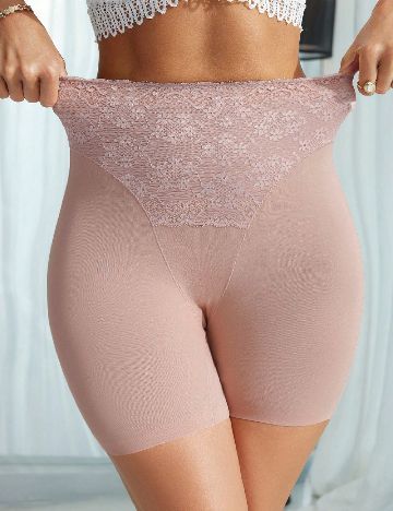 Colanti modelatori SHEIN, roz pudra inchis