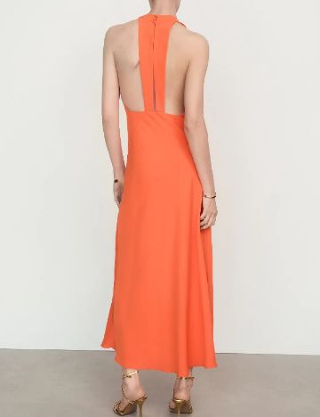 Rochie lunga Mango, portocaliu
