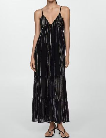 Rochie lunga Mango, negru